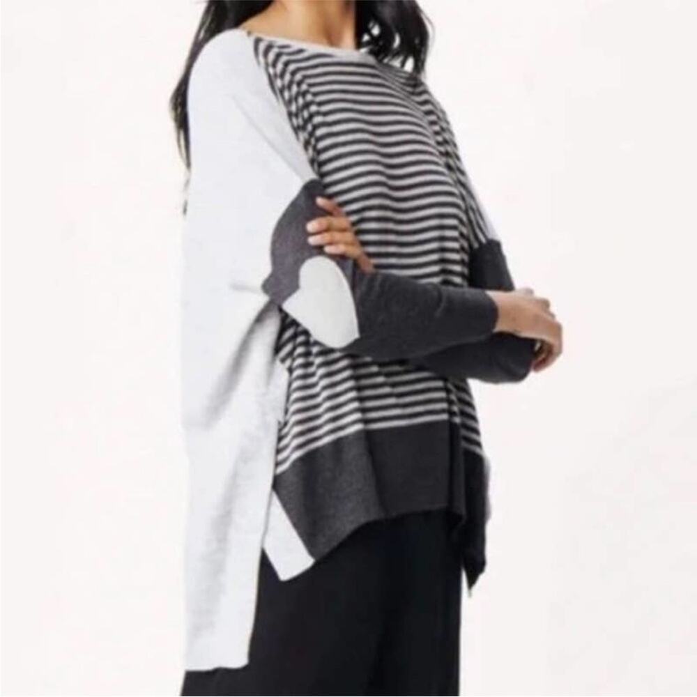 Mersea Amour Sweater in Ash Fog Stripe OS